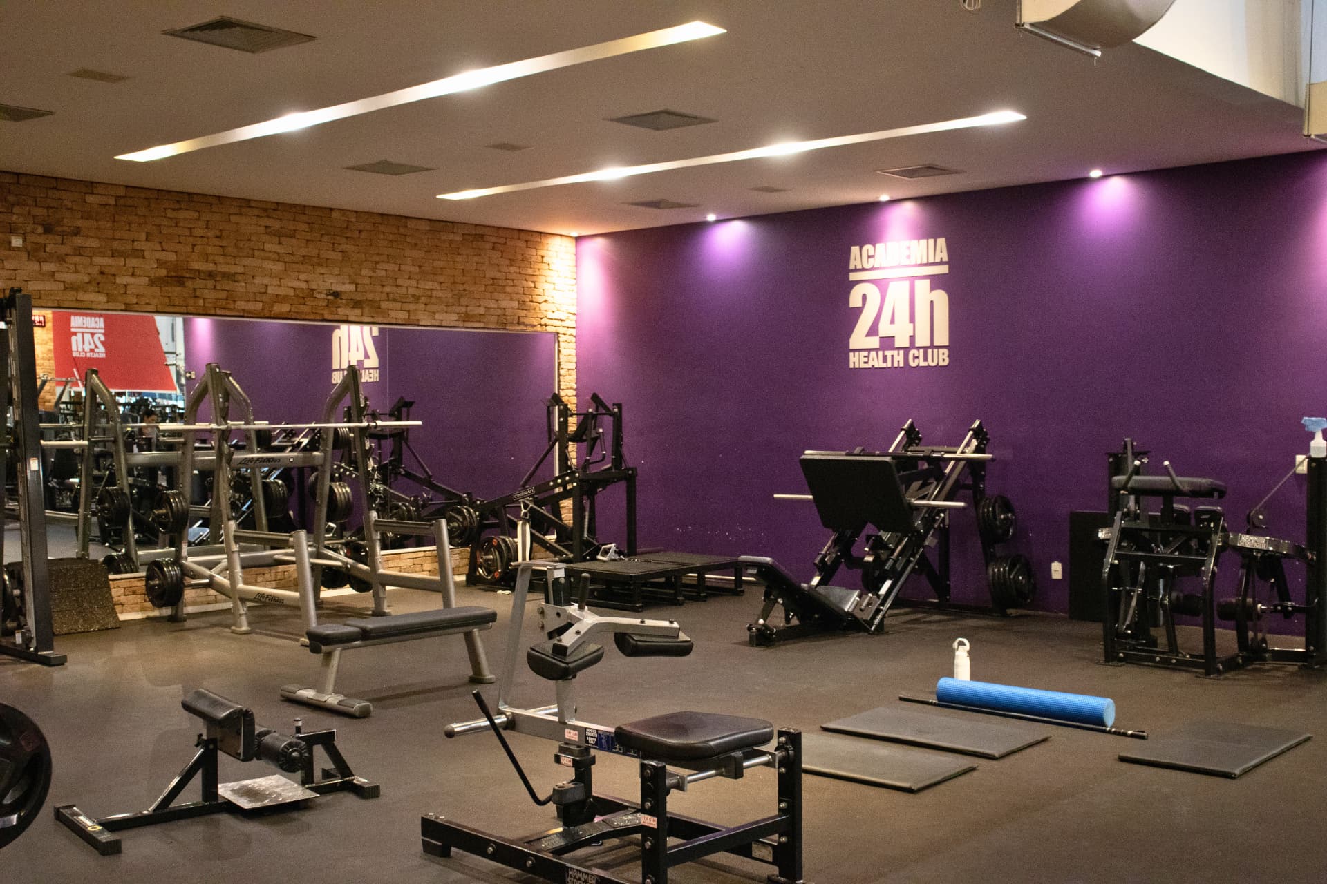 Equipamentos Life Fitness e Hammer Strength